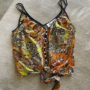 Fifteen Twenty Multicolor Floral Tank Top